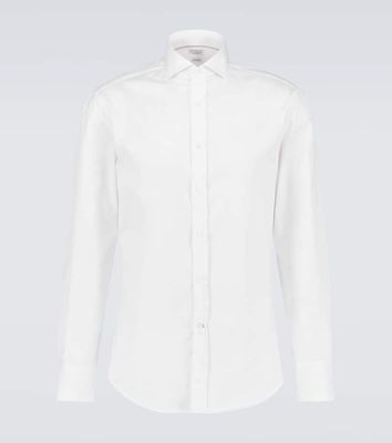Brunello Cucinelli Long-sleeved cotton shirt