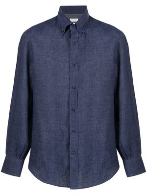 Brunello Cucinelli long-sleeved shirt - Blue