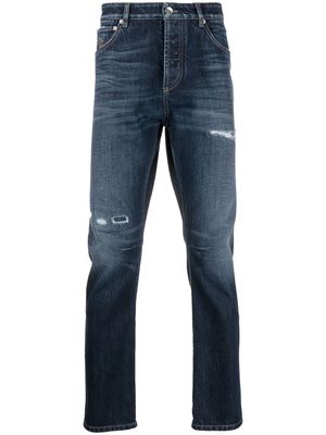 Brunello Cucinelli low rise straight leg jeans - Blue