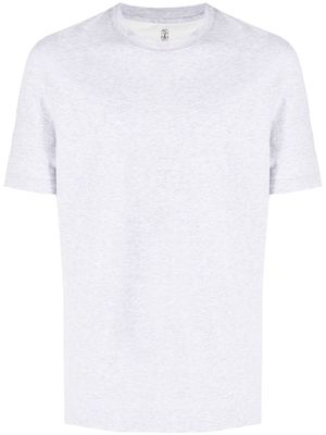 Brunello Cucinelli mélange cotton T-shirt - Grey