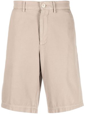 Brunello Cucinelli mid-rise cotton shorts - Neutrals