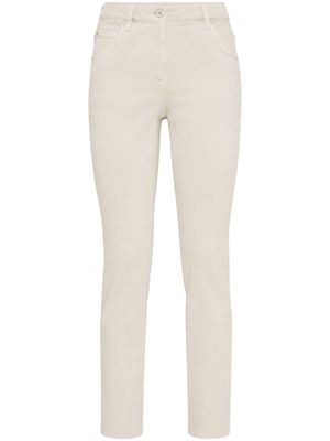 Brunello Cucinelli mid-rise skinny jeans - Neutrals