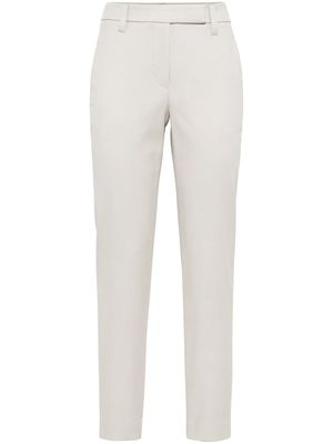 Brunello Cucinelli mid-rise skinny trousers - Grey