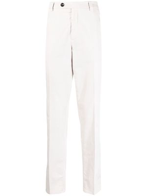Brunello Cucinelli mid-rise straight-leg trousers - White