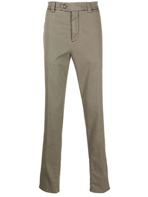 Brunello Cucinelli mid-rise tailored trousers - Green