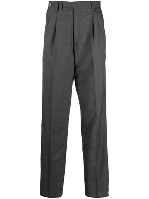 Brunello Cucinelli mid-rise tailored wool trousers - Grey