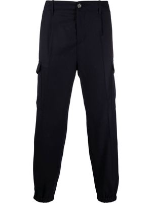 BRUNELLO CUCINELLI mid-rise tapered trousers - Blue