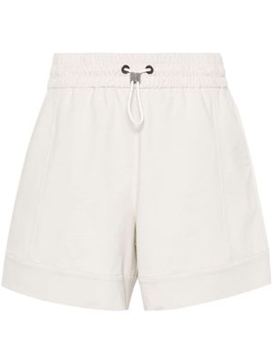 Brunello Cucinelli Monili-detail jersey shorts - White