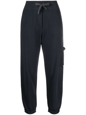 Brunello Cucinelli multiple-pocket drawstring-waist trousers - BLACK