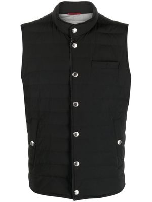 Brunello Cucinelli padded quilted gilet - Black