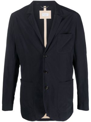 Brunello Cucinelli patch-pocket single-breasted blazer - Blue