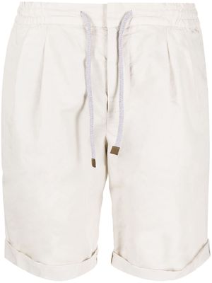 Brunello Cucinelli pleat-detailing bermuda shorts - Neutrals