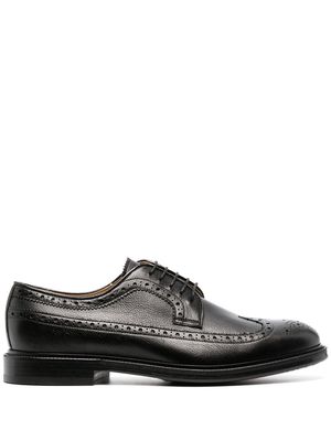 Brunello Cucinelli polished-finish lace-up brogues - Black