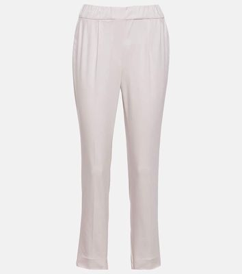 Brunello Cucinelli Pull Up low-rise slim pants