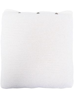 Brunello Cucinelli rib-knit cushion - White