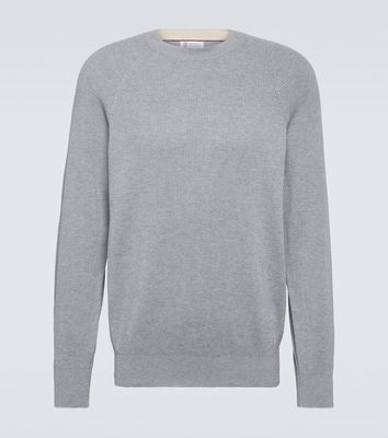 Brunello Cucinelli Ribbed-knit cotton sweater