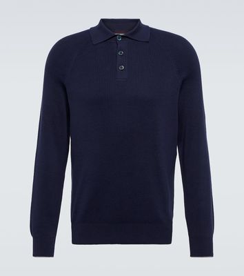 Brunello Cucinelli Ribbed-knit polo shirt