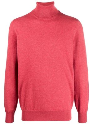 BRUNELLO CUCINELLI roll-neck cashmere jumper - Pink