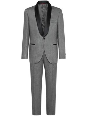 Brunello Cucinelli single-breasted linen suit - Grey