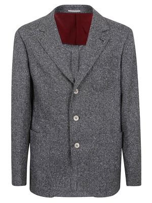 Brunello Cucinelli Single-breasted Long-sleeved Blazer