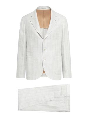 Brunello Cucinelli Single Breasted Long-sleeved Suit