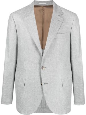 Brunello Cucinelli single-breasted suit jacket - Grey