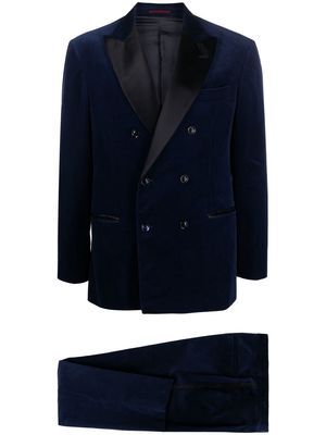 Brunello Cucinelli single-breasted trouser suit - Blue