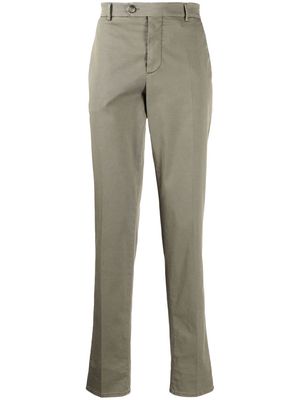 Brunello Cucinelli slim-cut chino trousers - Grey