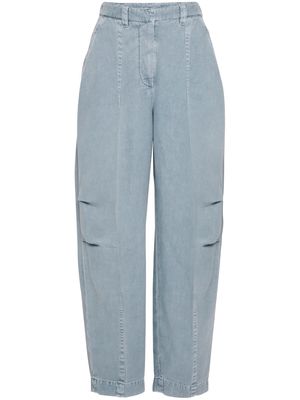 Brunello Cucinelli straight-leg denim trousers - Blue