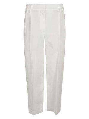 Brunello Cucinelli Straight Leg Plain Trousers