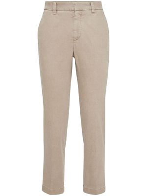 Brunello Cucinelli straight-leg trousers - Brown