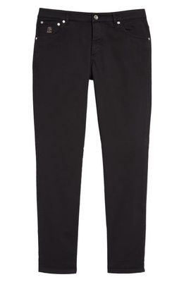 Brunello Cucinelli Stretch Denim Jeans in C7351 Black
