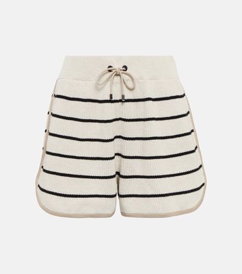 Brunello Cucinelli Striped cotton shorts