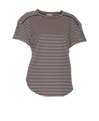 Brunello Cucinelli Striped Crewneck T-shirt