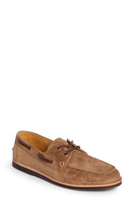 Brunello Cucinelli SUEDE BOAT SHOES in Brown