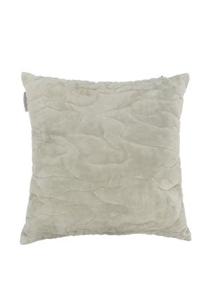 Brunello Cucinelli suede quilted pillow - Green