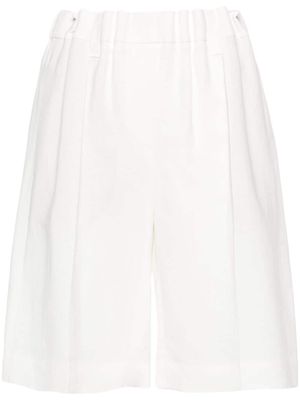 Brunello Cucinelli tailored bermuda shorts - White
