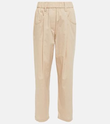 Brunello Cucinelli Tapered cotton pants