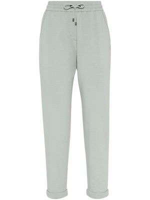 Brunello Cucinelli tapered track pants - Green