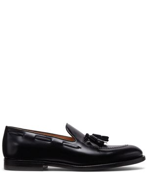 Brunello Cucinelli tassel-detail leather loafers - Black