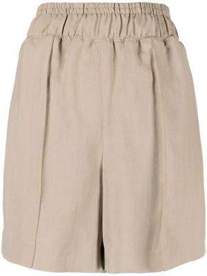 Brunello Cucinelli thigh-length Bermuda shorts - Brown