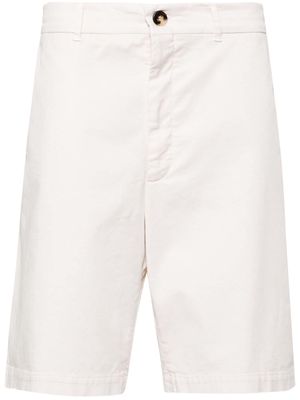Brunello Cucinelli twill cotton bermuda shorts - Neutrals