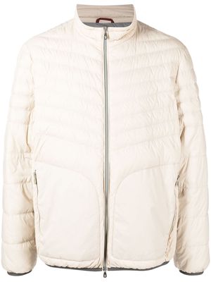 Brunello Cucinelli ultralight padded zip-up jacket - White