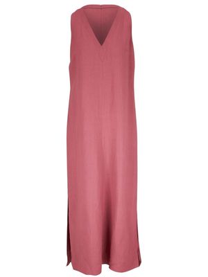 Brunello Cucinelli V-neck sleeveless dress - Pink