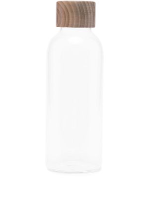 Brunello Cucinelli wooden-lid water bottle - White