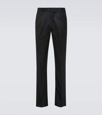 Brunello Cucinelli Wool and silk twill pants