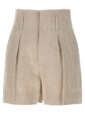 Brunello Cucinelli Wrinkled Canvas Short