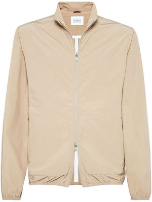 Brunello Cucinelli zip-fastening windbreaker jacket - Neutrals