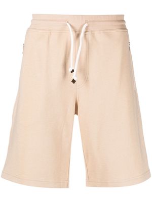 Brunello Cucinelli zip pocket track shorts - Neutrals