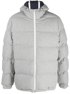 Brunello Cucinelli zipped padded jacket - Grey